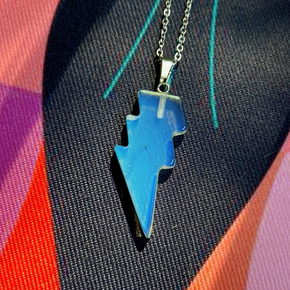 Opalite Bolt Necklace